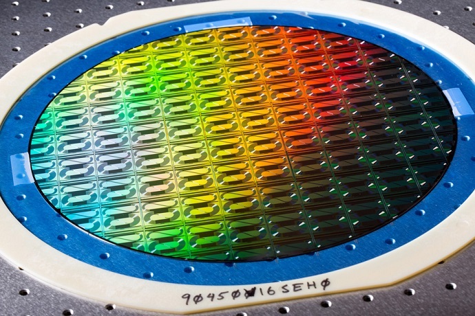 A photonics wafer