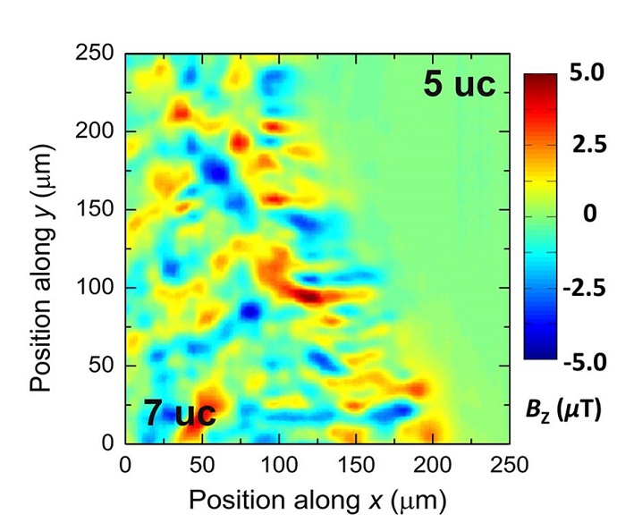 Image of the magnetic fields