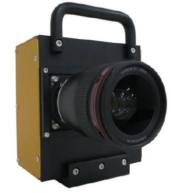 A camera prototype equipped with the newly developed CMOS sensor