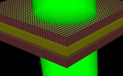 Doped quantum well illuminated by a laser beam