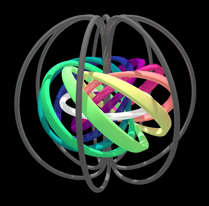 Topological structure of a quantum-mechanical knot soliton