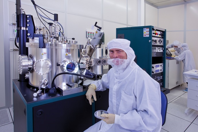 Professor Guy Bartal in the lab