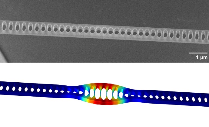 Silicon nitride beam