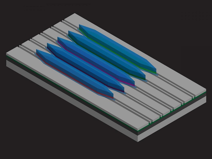 Quantum Cascade Lasers Integrated above Silicon Waveguides