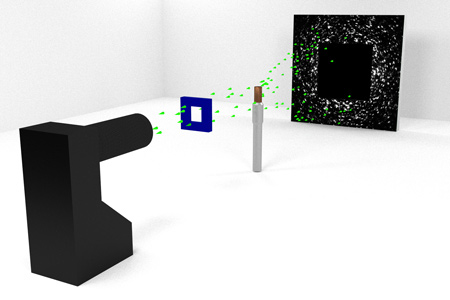 X-ray spots fatigued metal