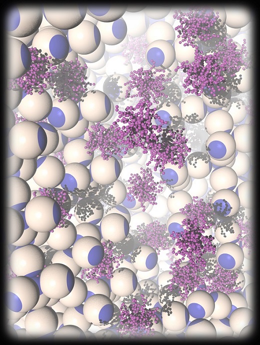 The scientists have shown that long-range order can be restored by employing mixtures of colloids and polymer-based particles called star polymers