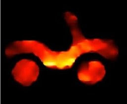 Laser Illuminating Car