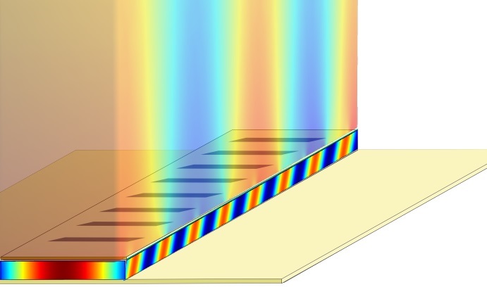 Terhertz Plasmonic Laser Illustration