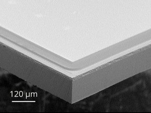 3D-Micromac’s proprietary TLS-Dicing™ technology on a Silicon Carbide wafer