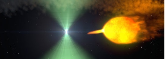 Sketch of a pulsar