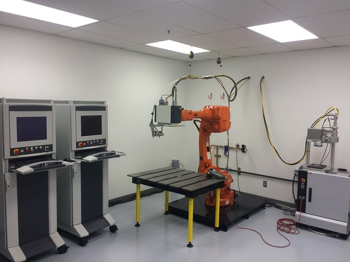 Blackbird's remote laser welding laboratory in Detroit, Michigan, US