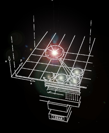 Artist’s Rendition of a Section of a nanoCam