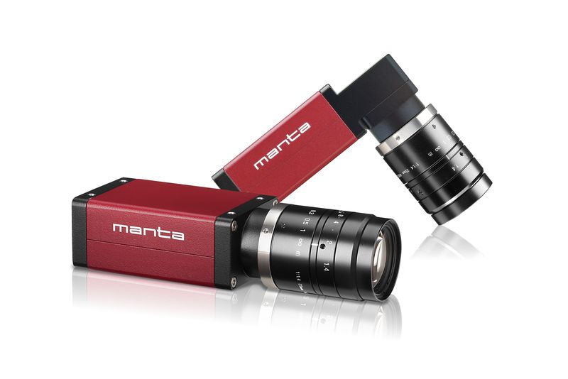 Versatile GigE-Vision camera Manta with latest CMOS sensors