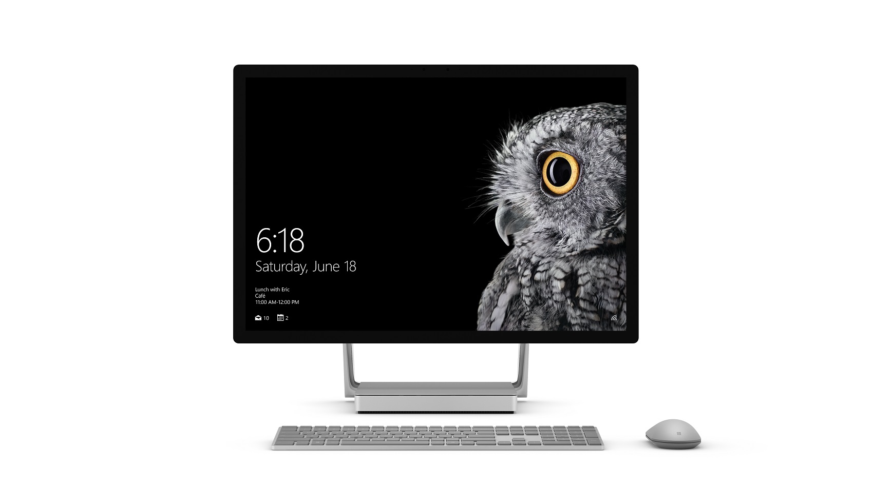 Surface Studio with Surface Mouse and Surface Keyboard