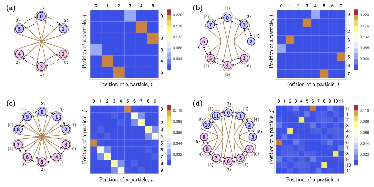 Two Connected Qudits