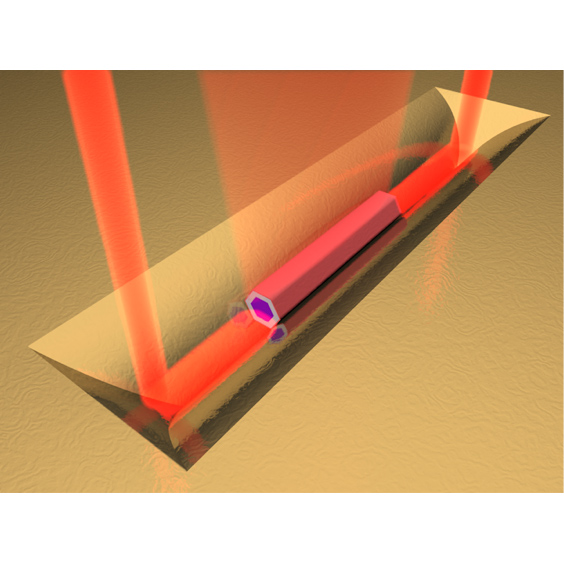 An ICFO study published in NanoLetters reports on the development of a novel ultra-compact hybrid nanolaser source at room temperature