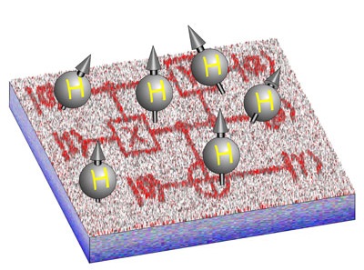 Artistic impression of noise in quantum circuits