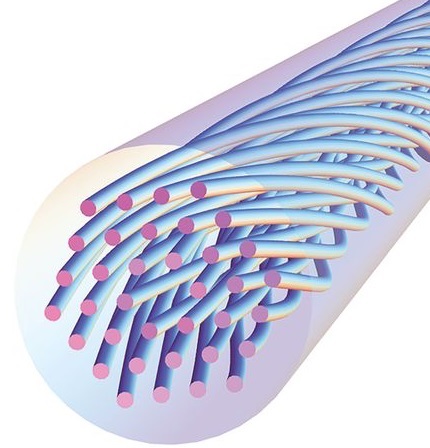 Coreless optical fibre