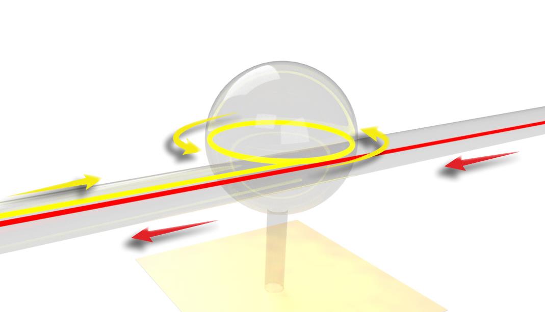 Illustration of ultralow-loss complete optical isolation in a fiber