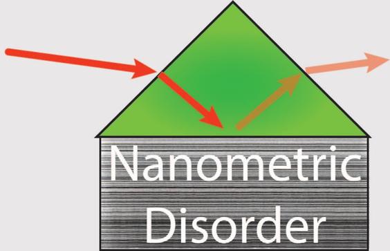 The multilayer stack is grown on a prism and covered with an absorbing Pt layer