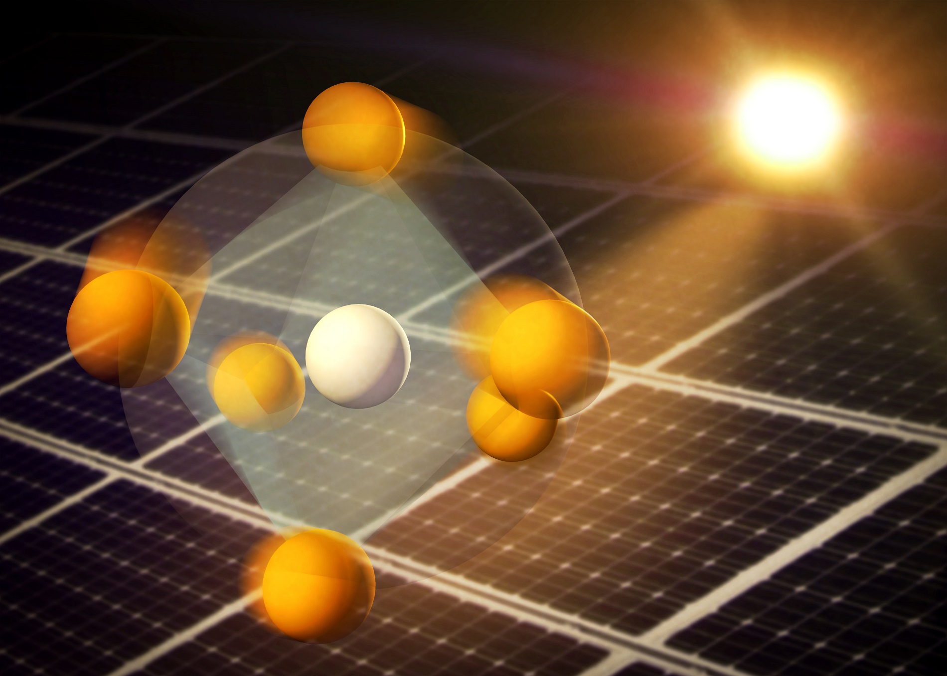 According to a new SLAC study, atoms in perovskites respond to light with unusual rotational motions and distortions that could explain the high efficiency of these next-generation solar cell materials.