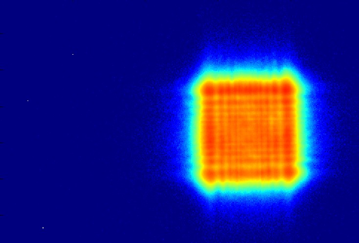 Fresnel diffraction pattern at the European XFEL