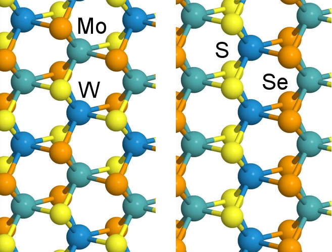 Subtle changes in growth temperature alters the form of a four-component alloy created at Rice University