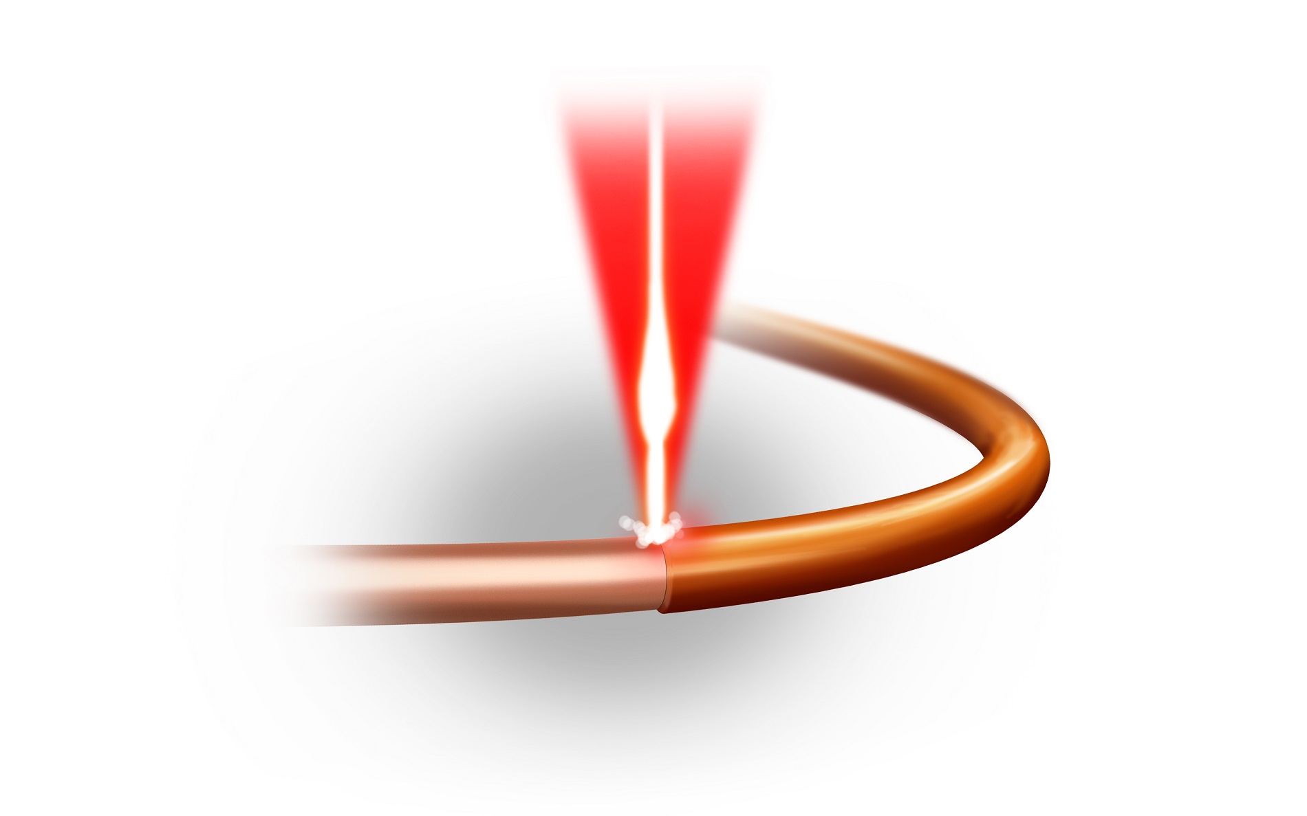 Nanosecond laser with a wavelength of 355 nm.