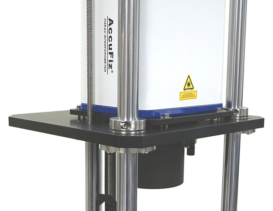 4D Technology Vertical Digital Radius Slide with AccuFiz Fizeau Laser Interferometer