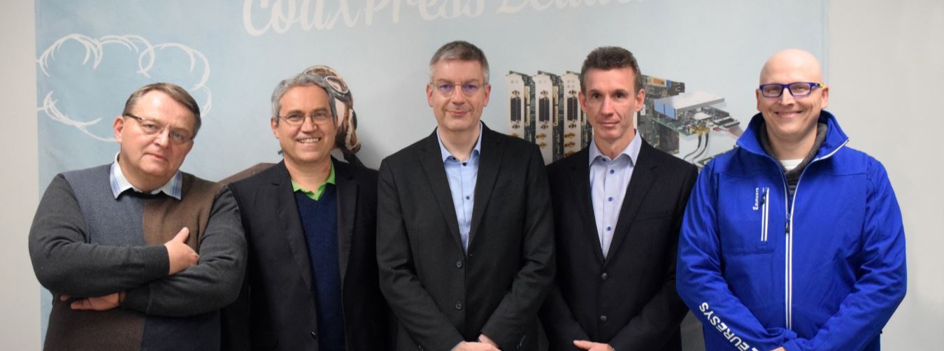 Claude Latin - Euresys COO, Werner Feith - Sensor to Image, Marc Damhaut, Euresys CEO - Jean-Bernard De Bal - VP Business Dev., Jean-Michel Wintgens, VP Engineering