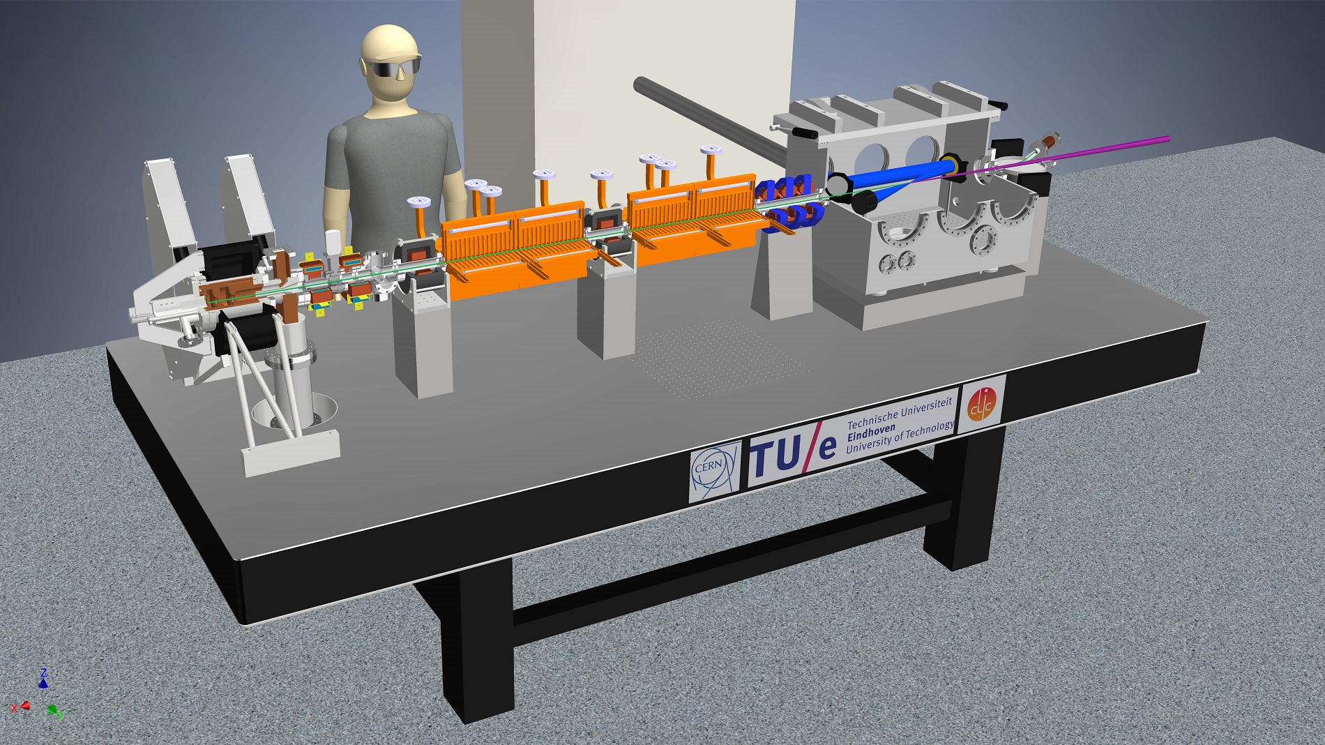 Artist impression from X-ray source Smart Light.