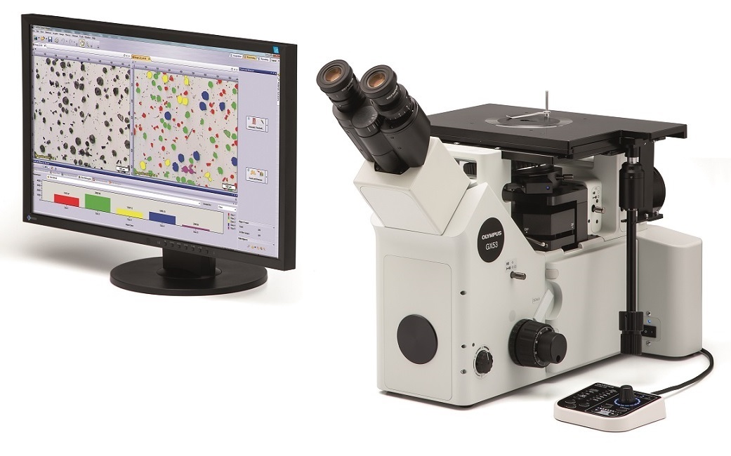 GX53 inverted microscope with Stream