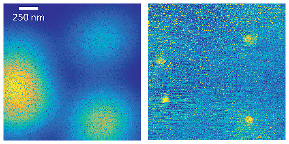 Image of quantum dots in a semiconductor