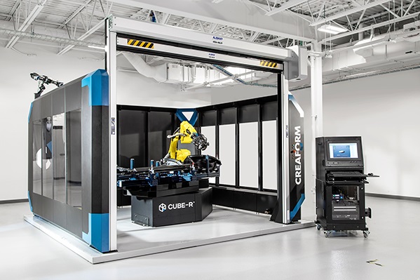 Creaform Cube-R CMM shop floor