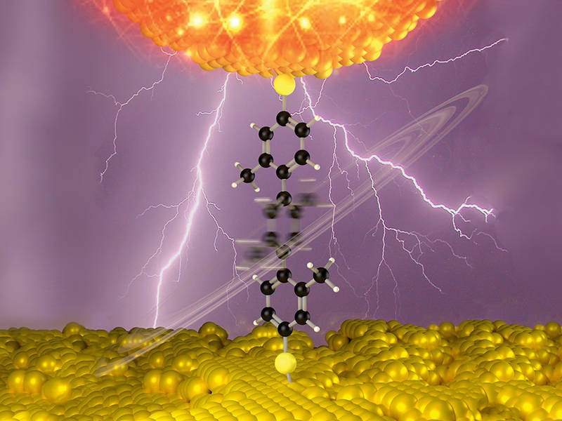 Electrically switchable organic molecule