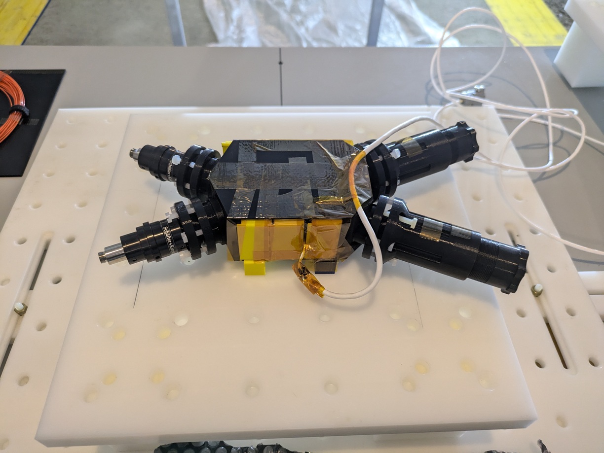 3D-printed model of the test sensor