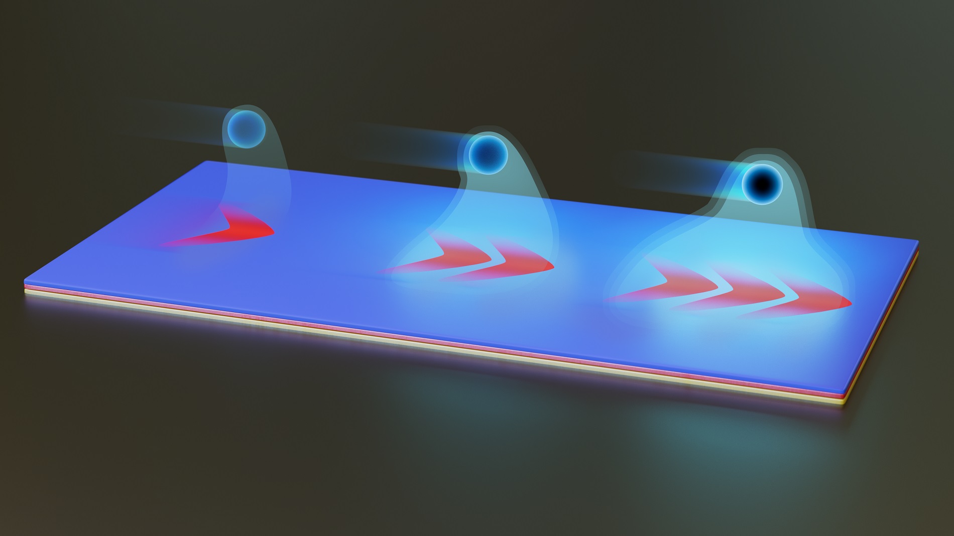 Illustration of the experiment carried out at the Technion