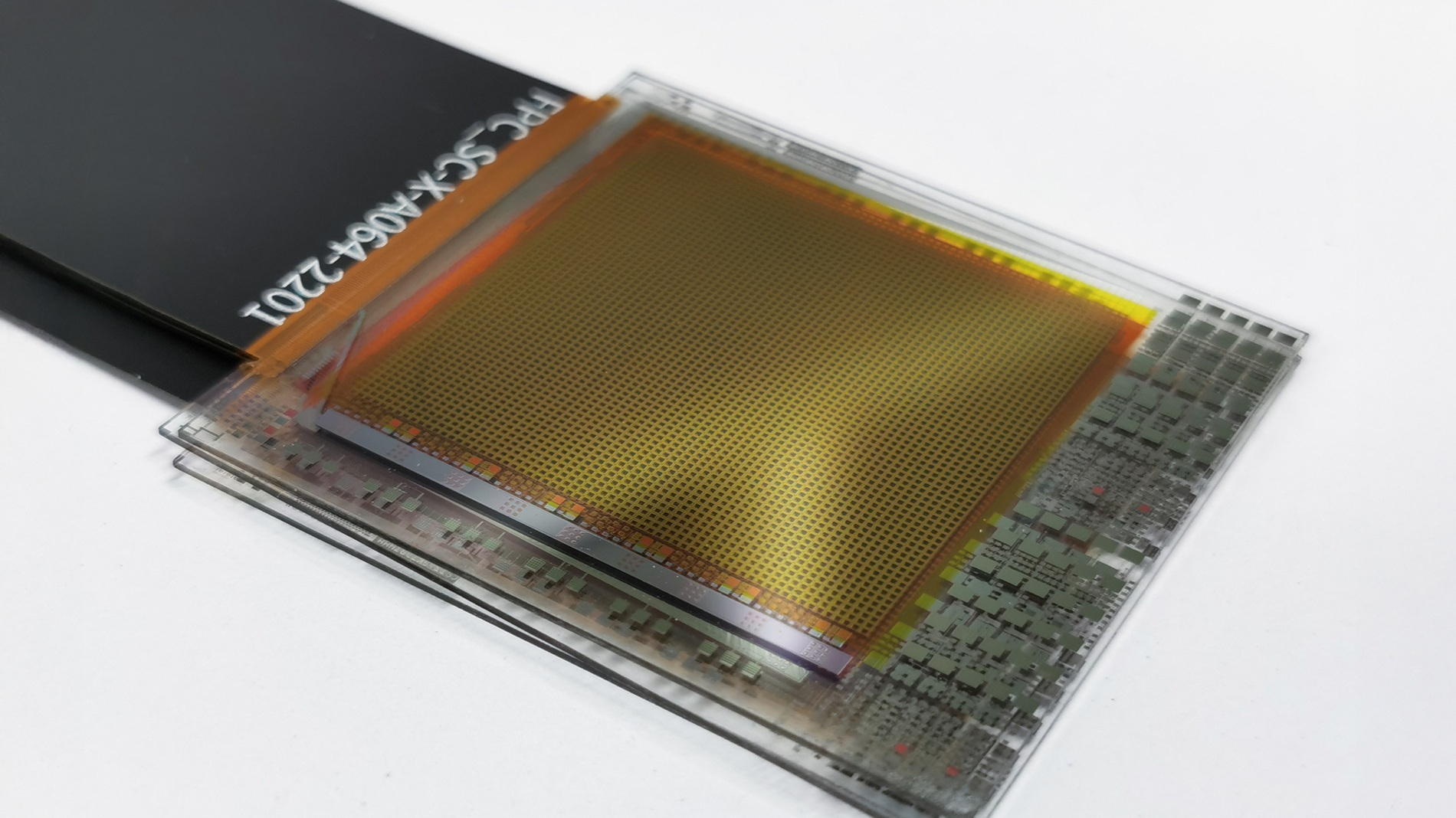Thin-film technology: One of the two perovskite-based sensor prototypes that the researchers have used to demonstrate that the technology can be successfully miniaturized