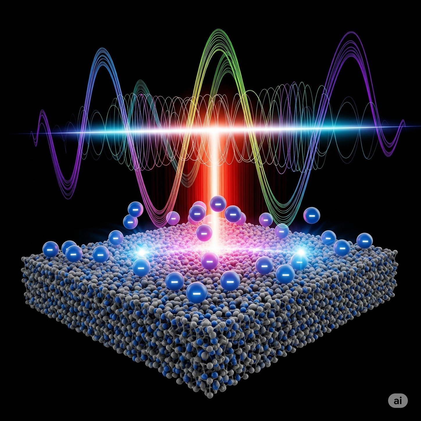 Electromagnetic field excitation of electrons