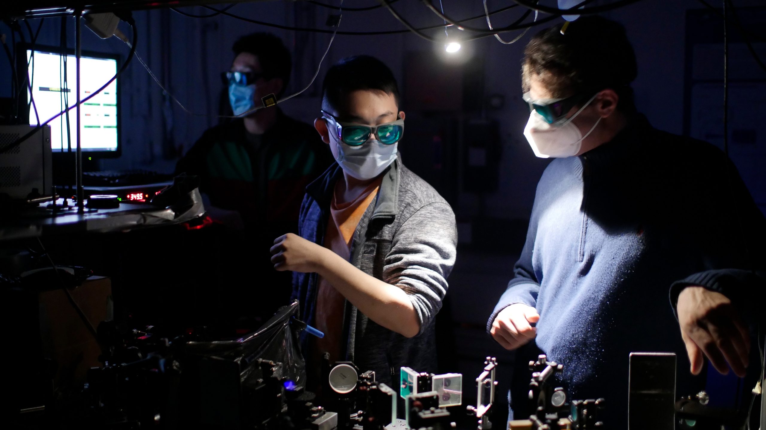 From L to R : Junliang Dong, Pei You, and Alessandro Tomasino.