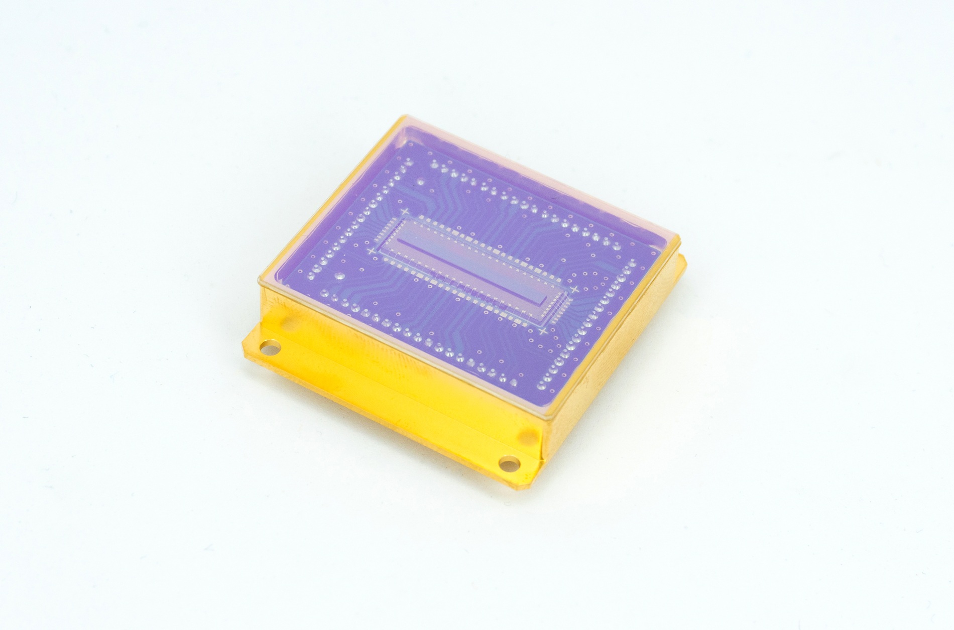 Photo of the NSC2301 sensor, the new NIT-SWIR InGaAs line-scan sensor, which is integrated into the LiSaSWIR v2.