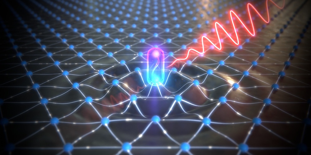 The researchers used light to reveal the collective motion of electrons forming a Wigner crystal.