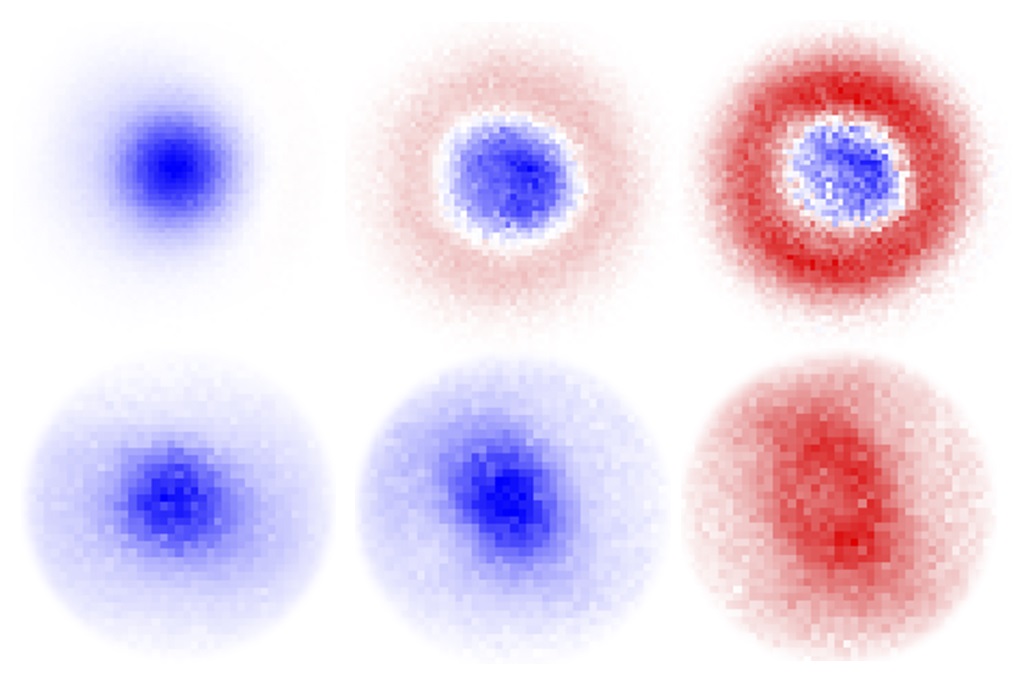 Magnon wave packet propagation in an antiferromagnet is revealed in these snapshots obtained using pairs of laser pulses. 